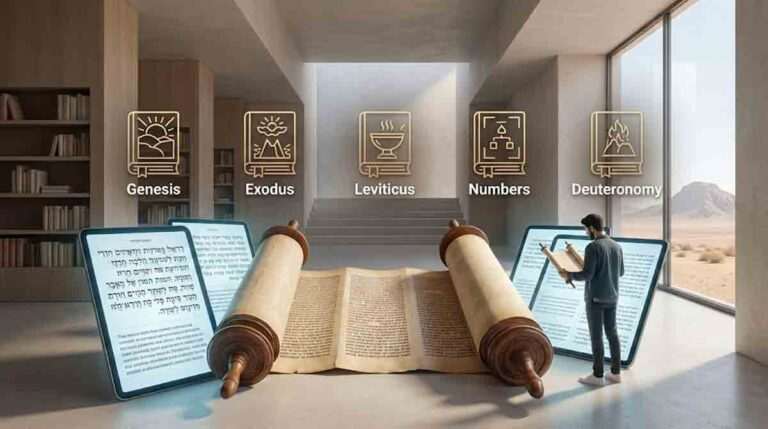 Koje knjige čine Petoknjižje? Saznajte šta je Tora, ko ju je napisao i zašto je ona temelj celog Svetog Pisma. Kratko i jasno objašnjenje.