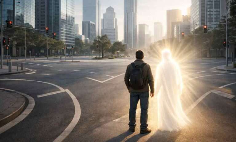 Čovek-na-raskršću-bez-znakova,-vođen-Božjim-prisustvom-umesto-putokaza