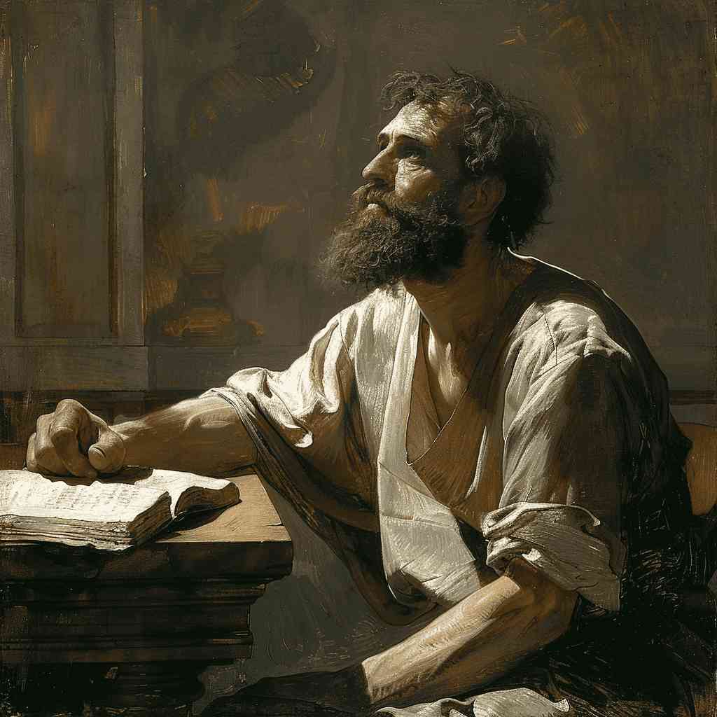 Apostle John from the Gospel