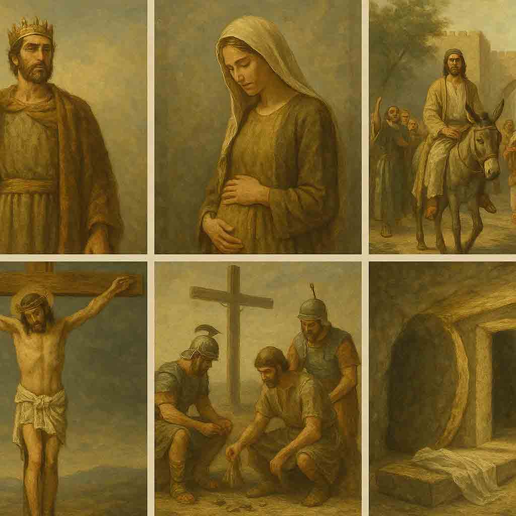 Šest kompleta biblijskih proročanstava ispunjenih u Isusu